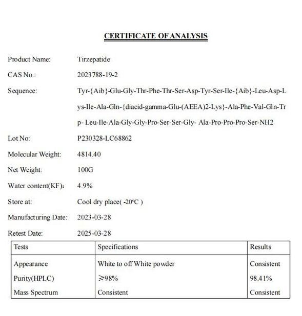 CHINA Shaanxi Jeujon Bio-Tech Ltd Certificações
